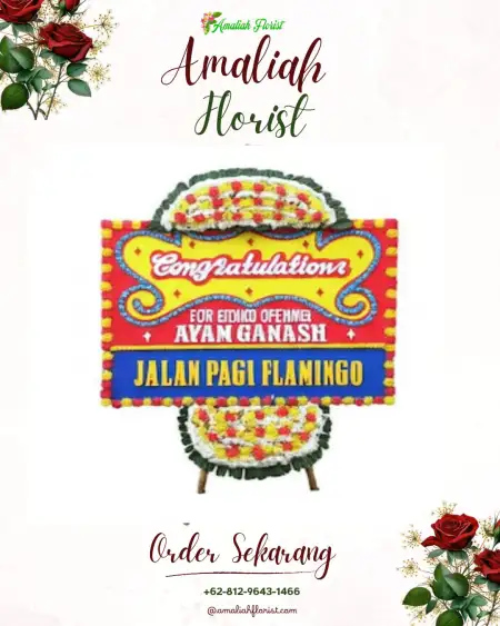 Sewa Papan Bunga Soge